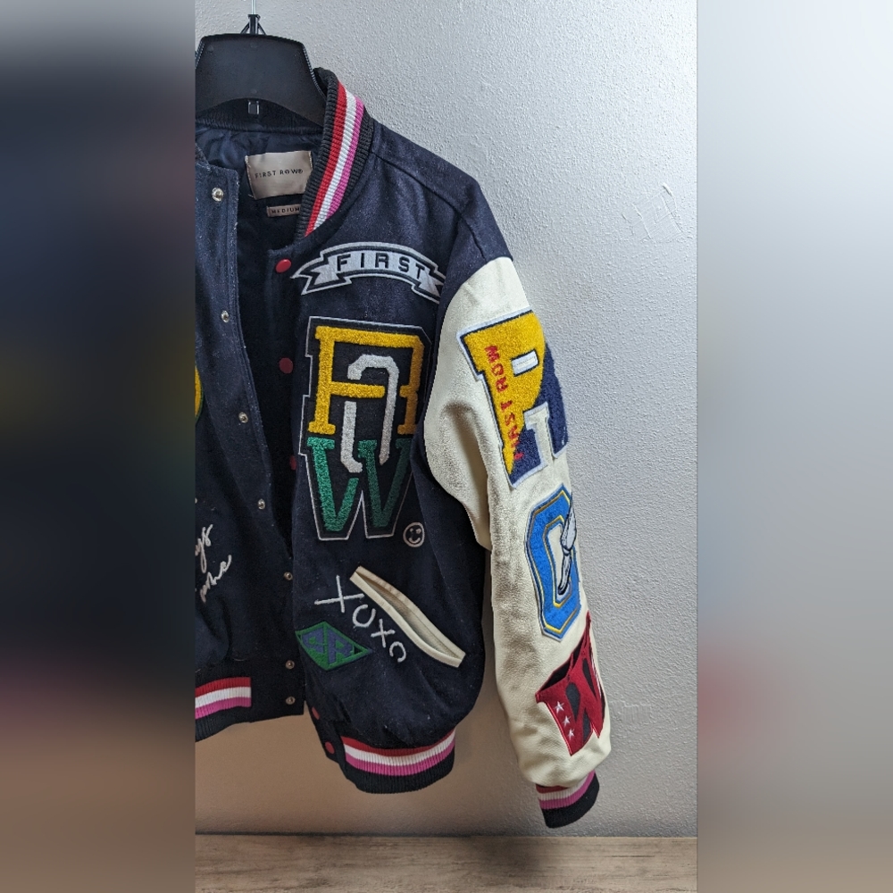 First Row Keep Life Simple All Over Varsity Jacket - image 5